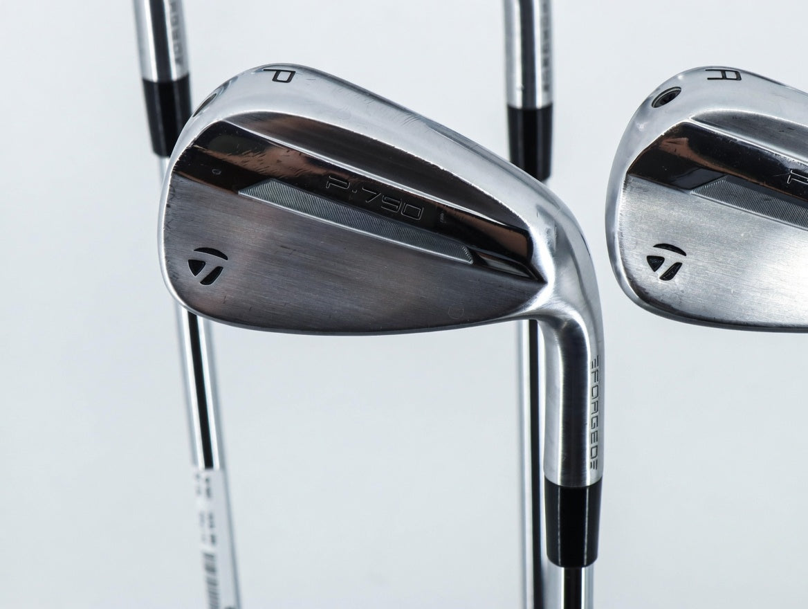 TaylorMade 2025 P790 Iron Set 7-PW AW True Temper Dynamic Gold S300 Steel Stiff Right Handed +3/4" (D-42648026854)
