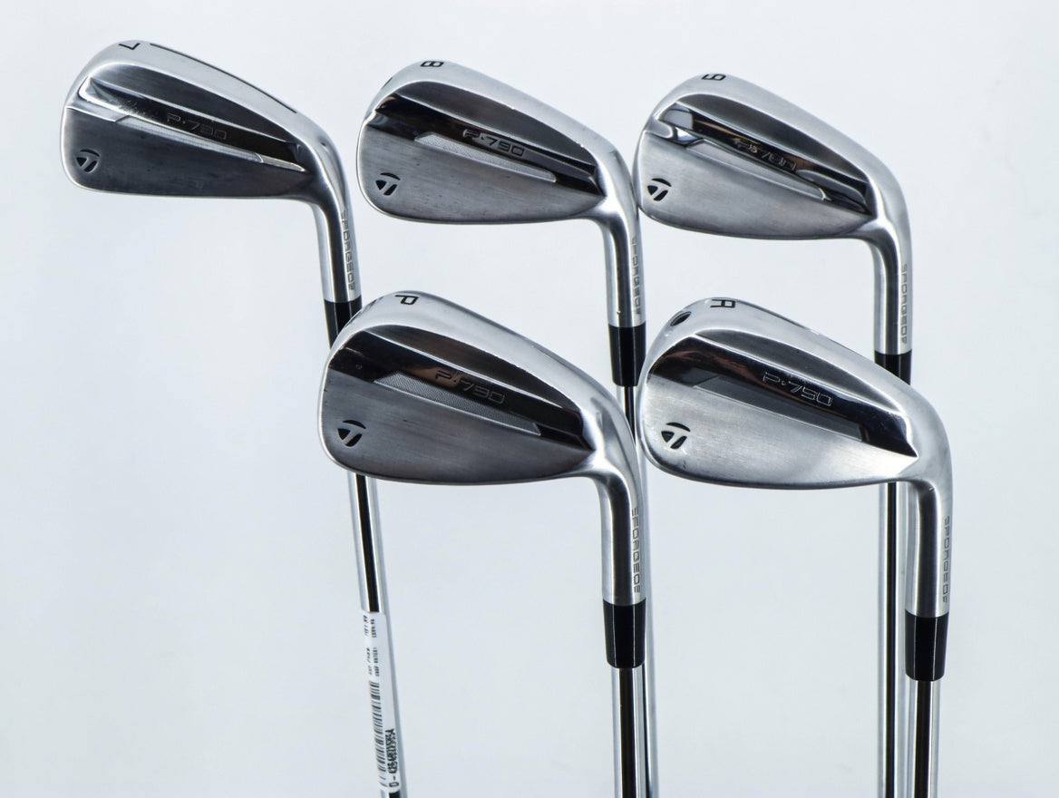 TaylorMade 2025 P790 Iron Set 7-PW AW True Temper Dynamic Gold S300 Steel Stiff Right Handed +3/4" (D-42648026854)